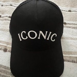 Iconic Deluxe Trucker Hat from IconicApparel! BLACK